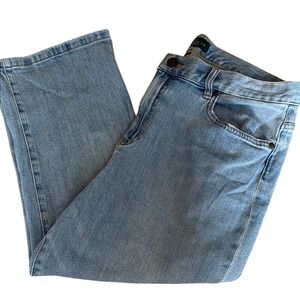 Lauren by‎ Ralph Lauren Vintage Classic Blue Denim Midcalf Jeans Women's 10